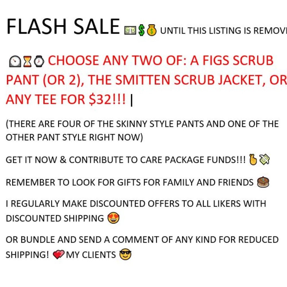 SCRUBS SALE 2 FOR $32